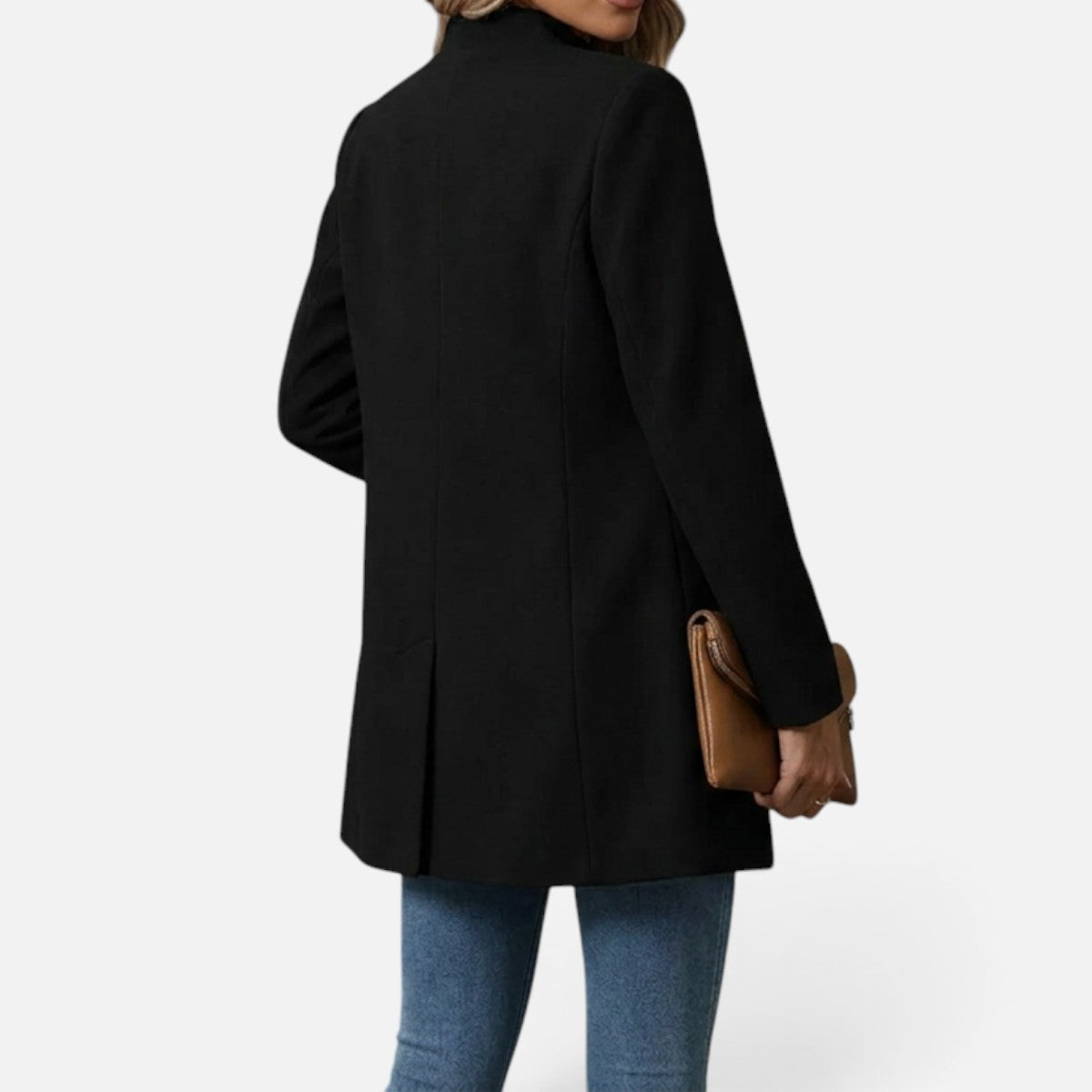 Duvrier | Women's Button Front A-Line Coat