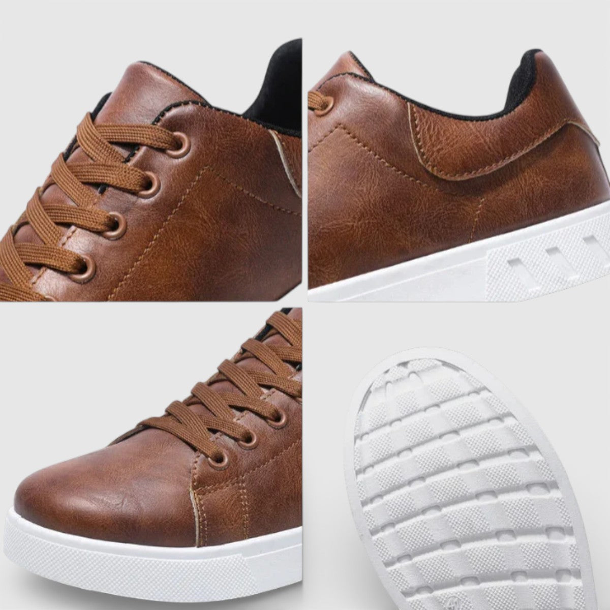 Duvrier l Men’s Leather Sneakers - Durable Everyday Comfort