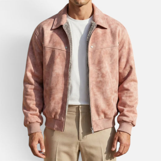 Duvrier | Men's Lambskin Leather Jacket