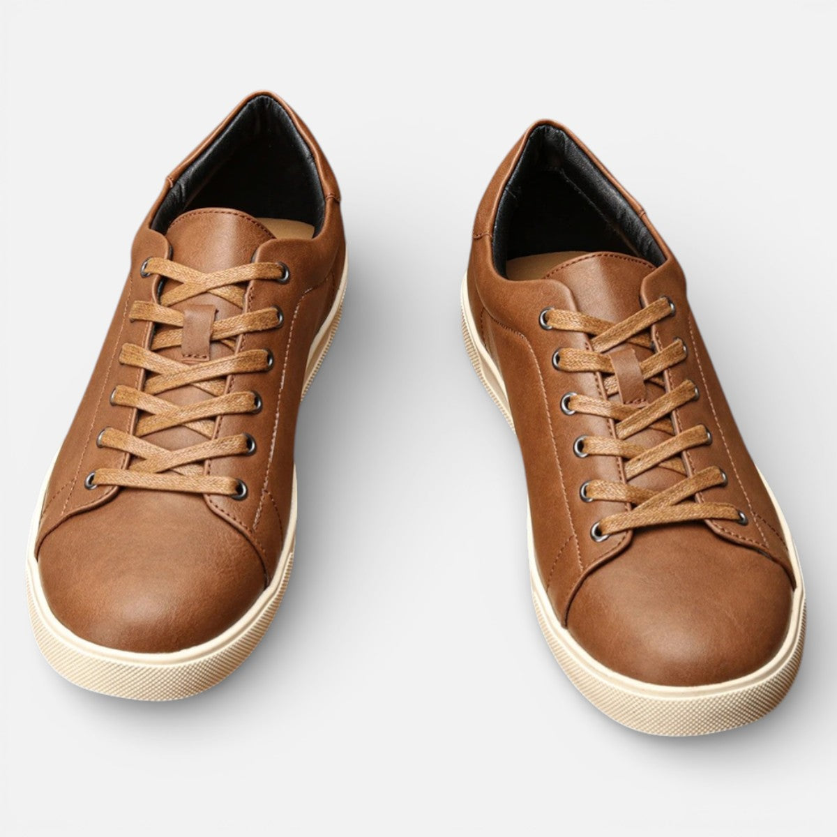 Duvrier | Men’s Comfortable Leather Sneakers – Smart Casual Wear