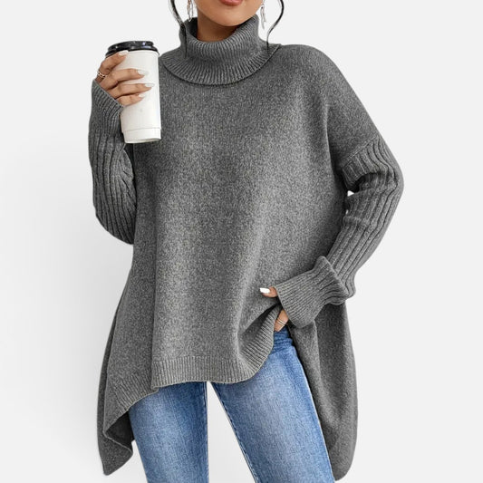 Duvrier | Women's Long Roll Neck Jumper