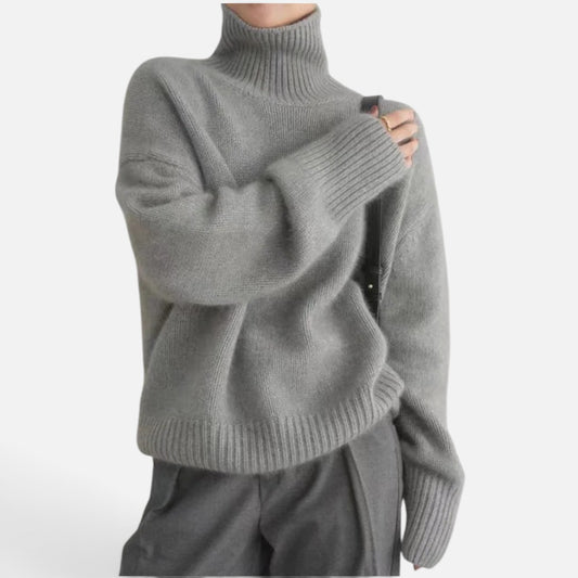 Duvrier | Women's Cashmere Roll Neck Jumper