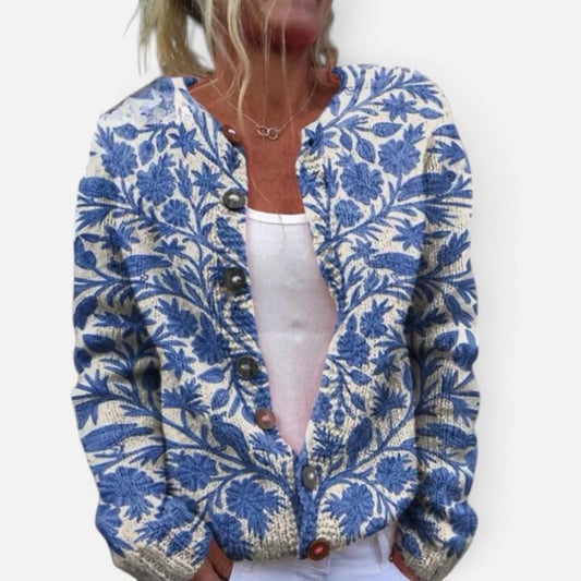 Duvrier | Women's Floral Print Cardigan