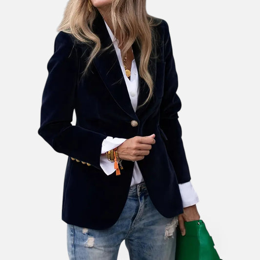 Duvrier | Women's Velvet Blazer