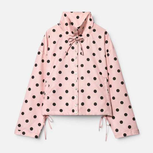 Duvrier | Women's Polka Dot Summer Jacket -Lightweight Summer Outerwear