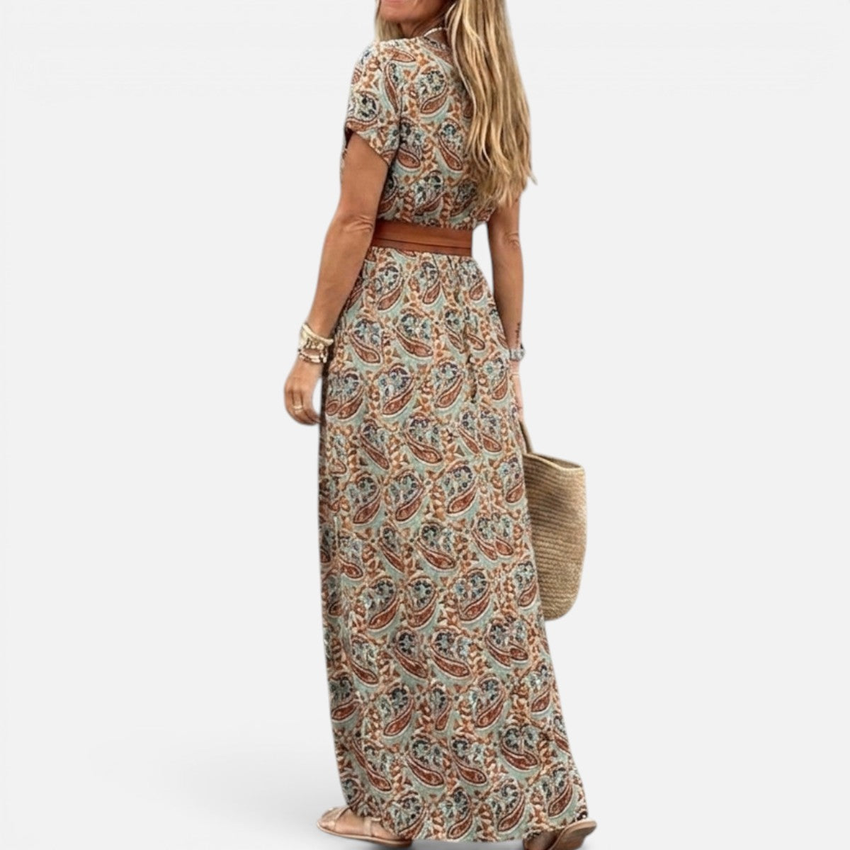 Duvrier | Women's Airy Boho Maxi Dress