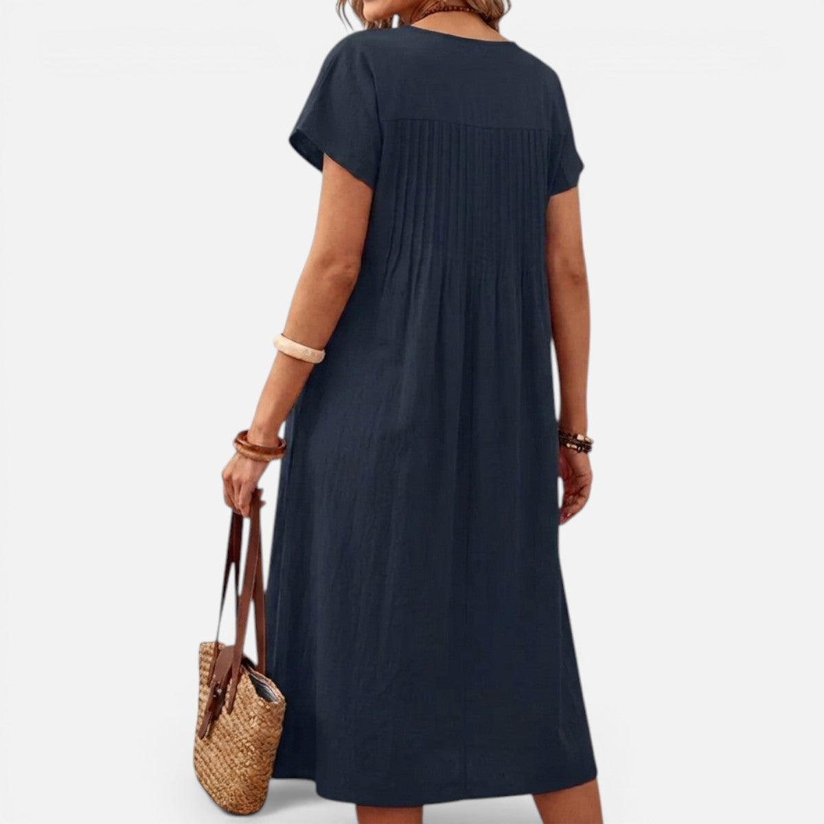Duvrier | Women's Relaxed Fit Day Midi Dress