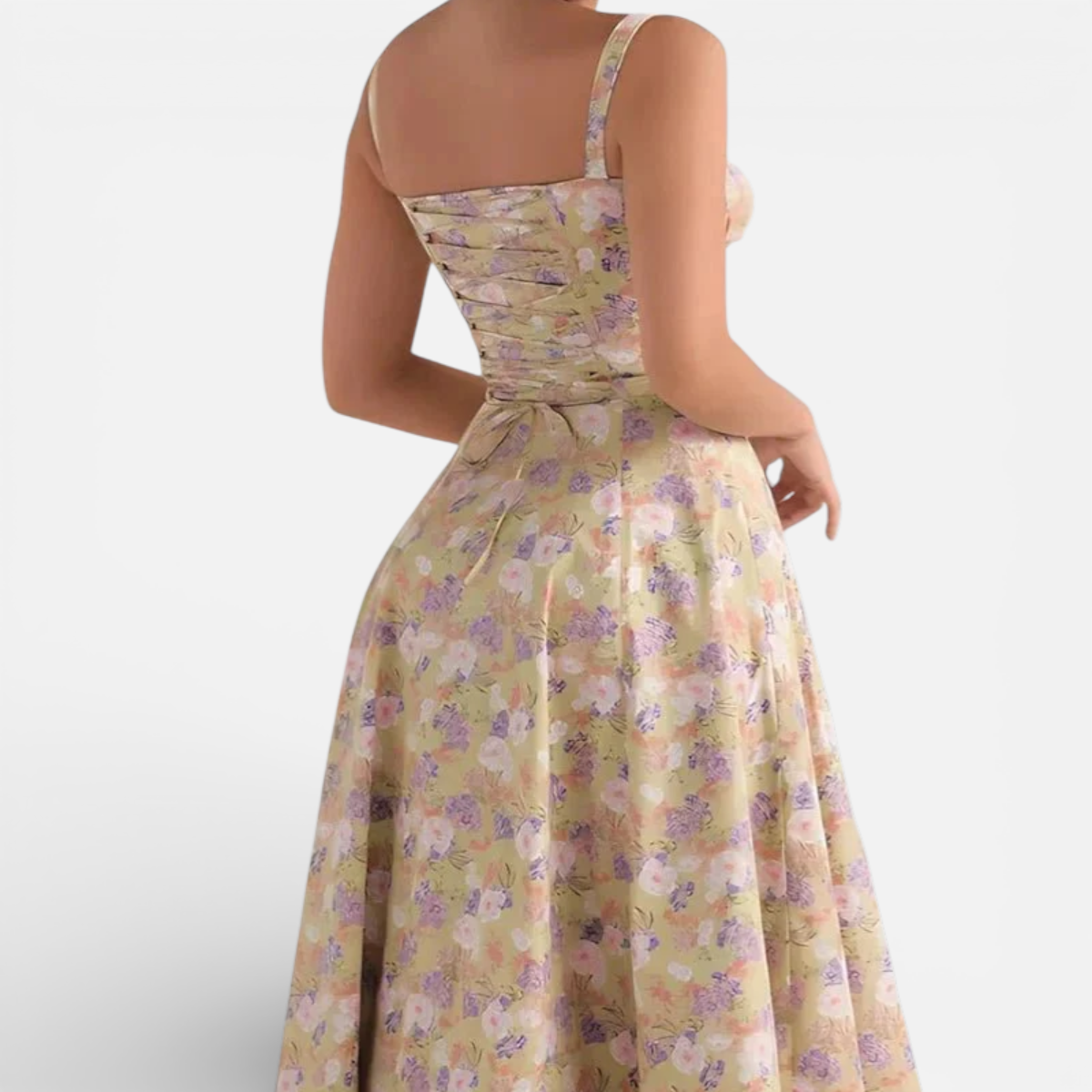 Duvrier | Women’s Cotton Midi Dress - Smart Casual and Daily Wear