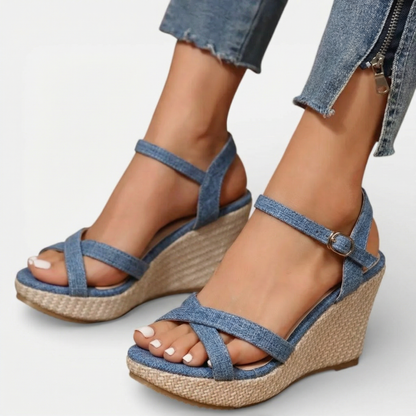 Duvrier | Women’s Comfortable Wedge Sandals - Summer Casual Wear