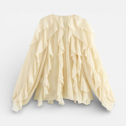 Duvrier | Women’s Elegant Chiffon blouse - Lightweight Daily Wear