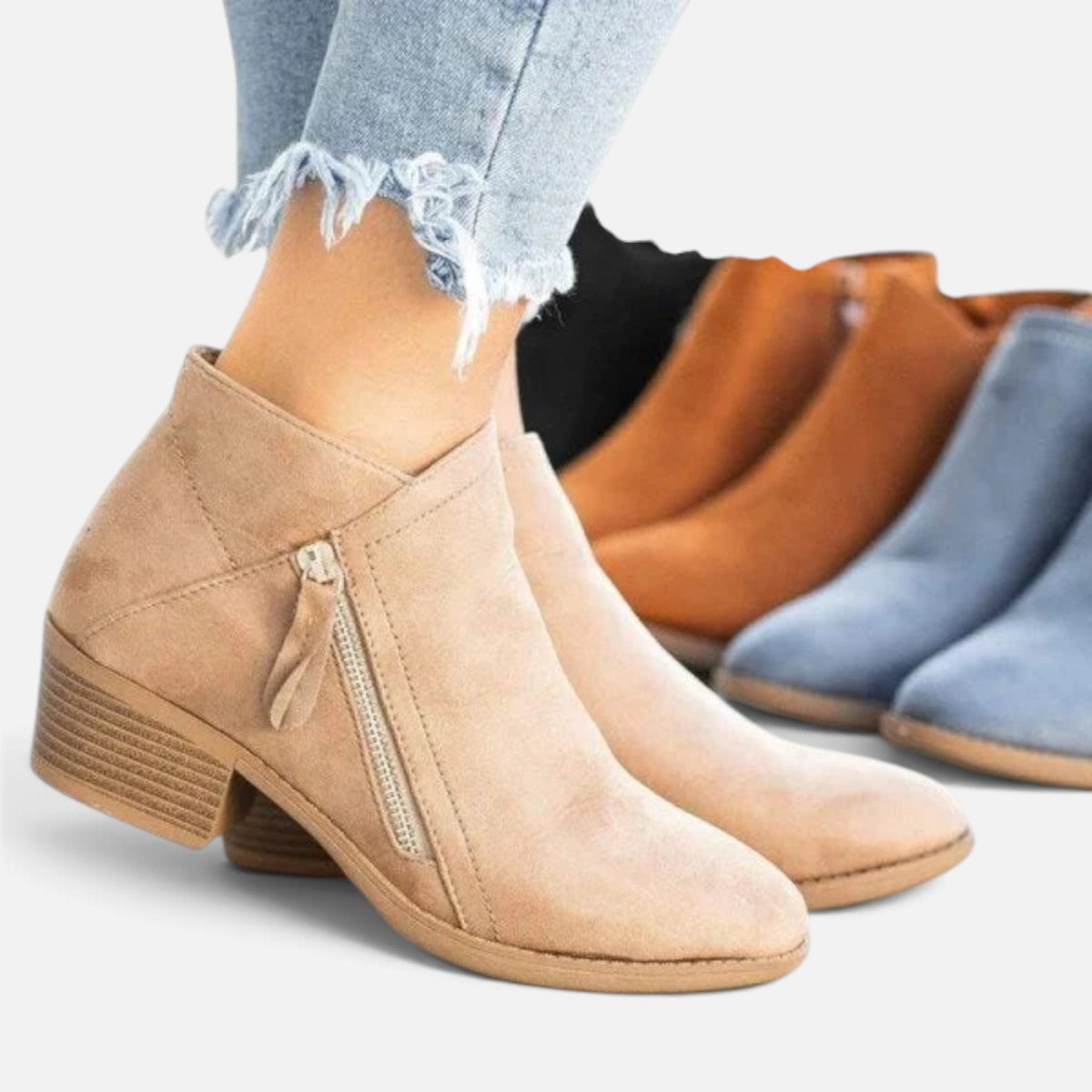 Duvrier | Women's Orthopaedic Leather Ankle Boots