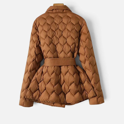 Duvrier | Women's Quilted Belted Jacket