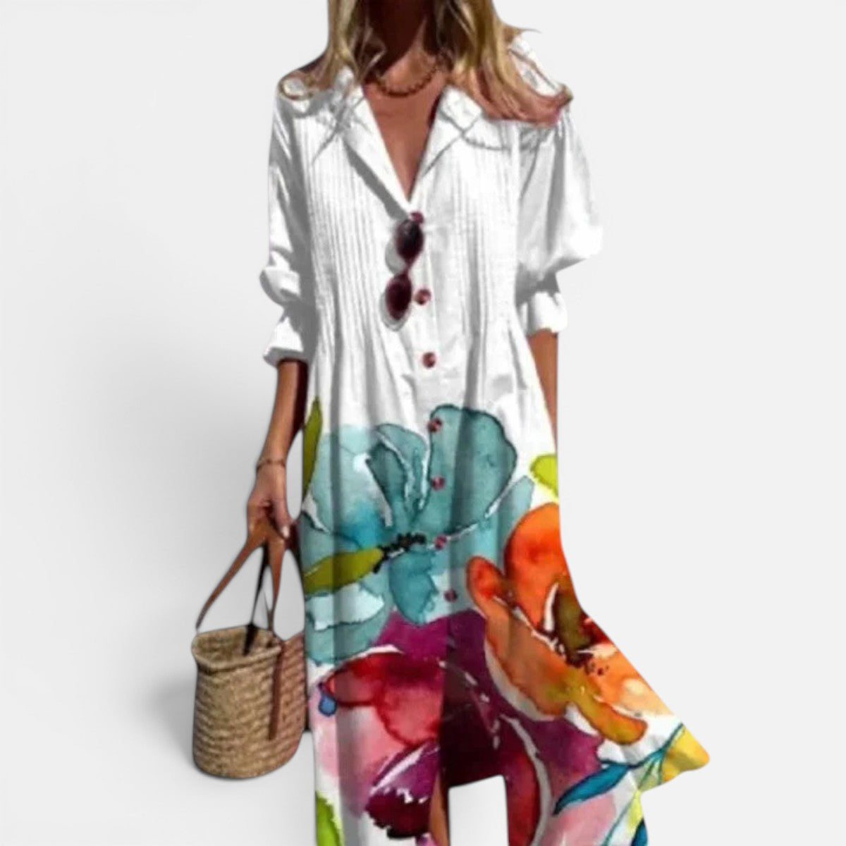 Duvrier | Women's Elegant Boho Maxi Dress