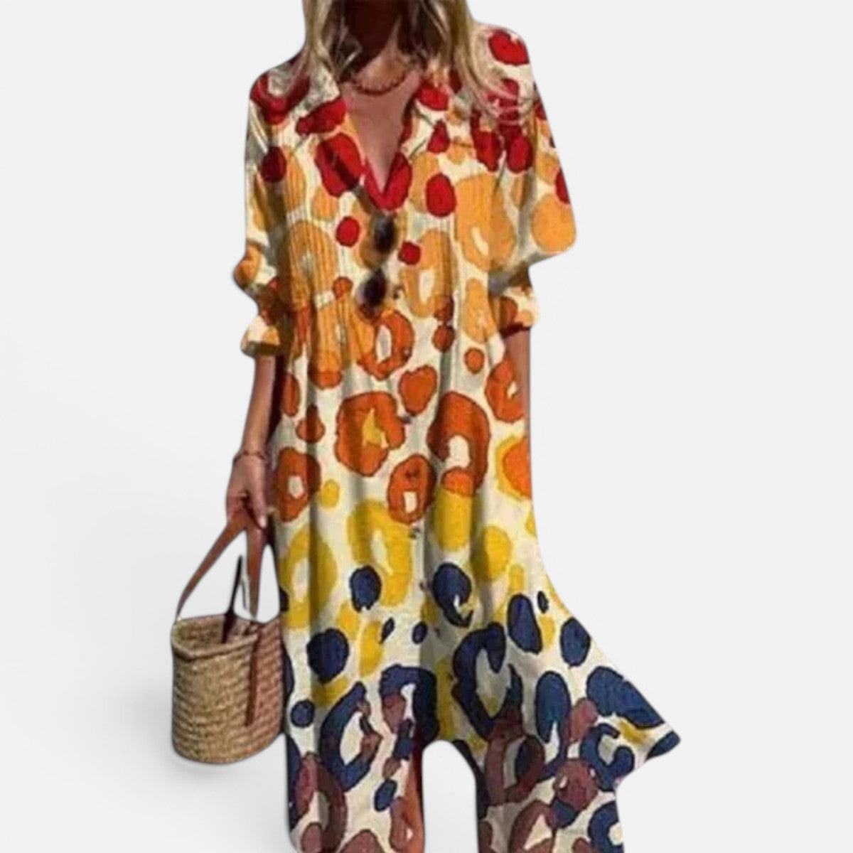 Duvrier | Women's Elegant Boho Maxi Dress