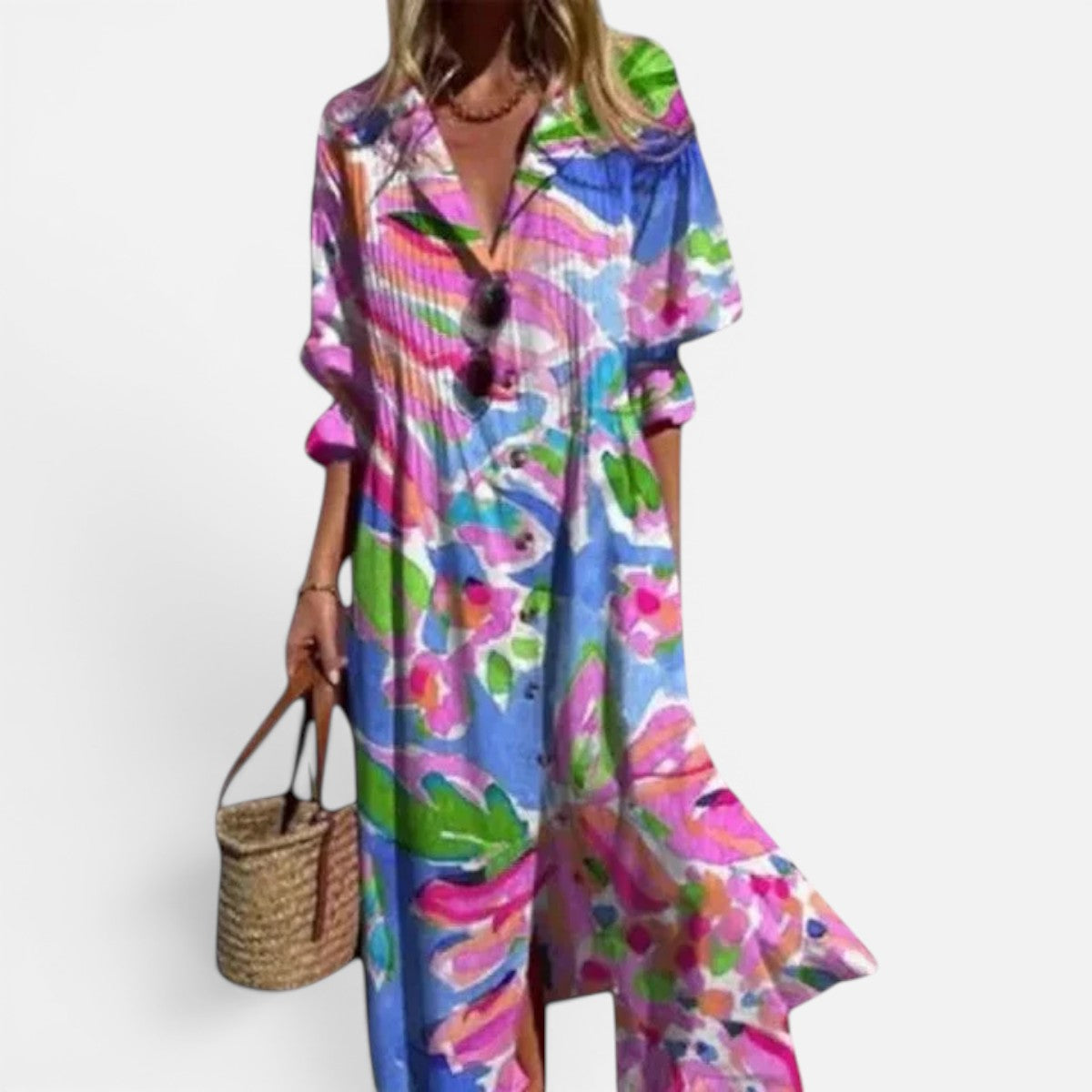 Duvrier | Women's Elegant Boho Maxi Dress