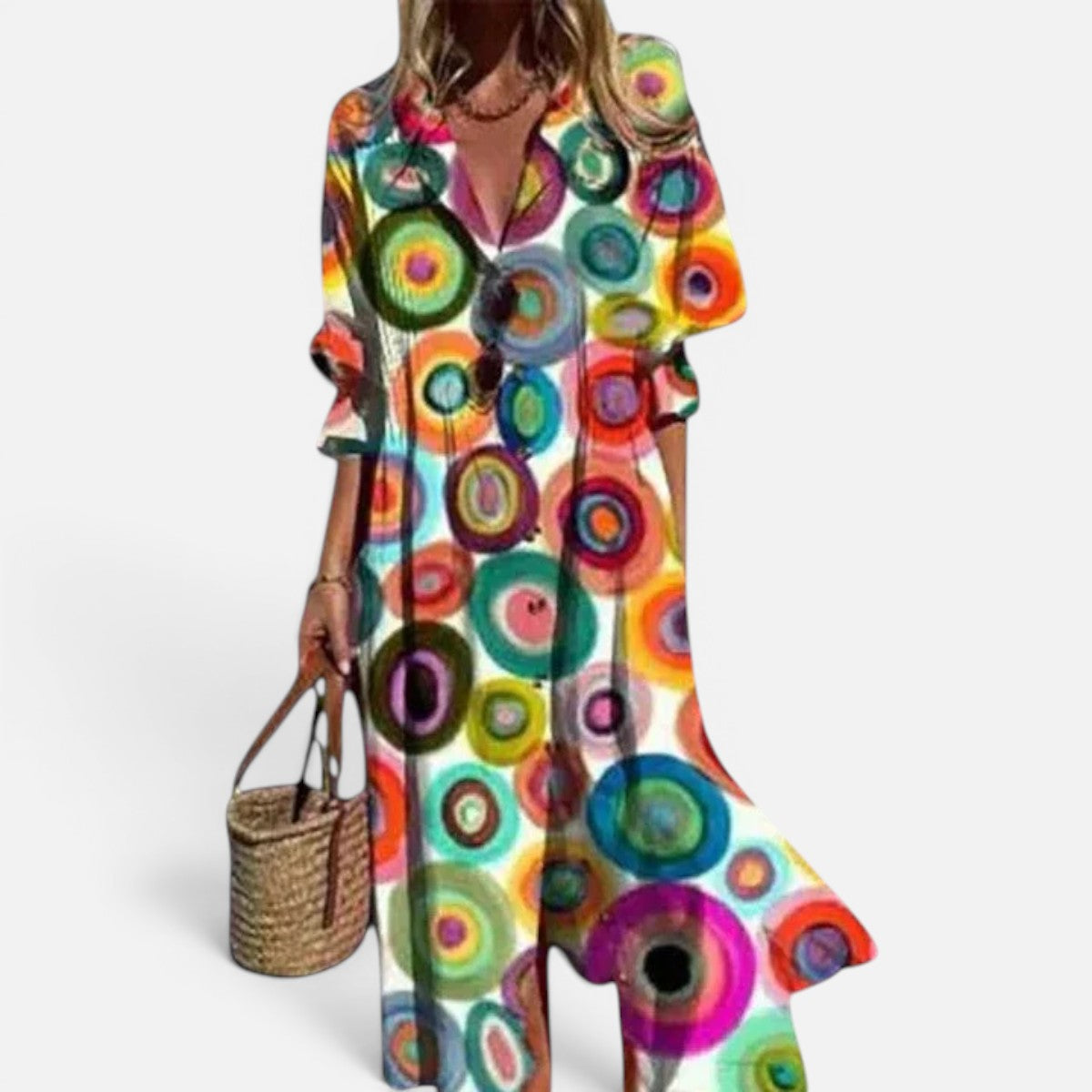 Duvrier | Women's Elegant Boho Maxi Dress