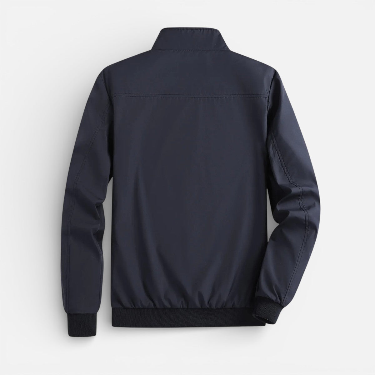 Duvrier | Men’s Zip-Up Tin Bomber Jacket - Casual Everyday Wear