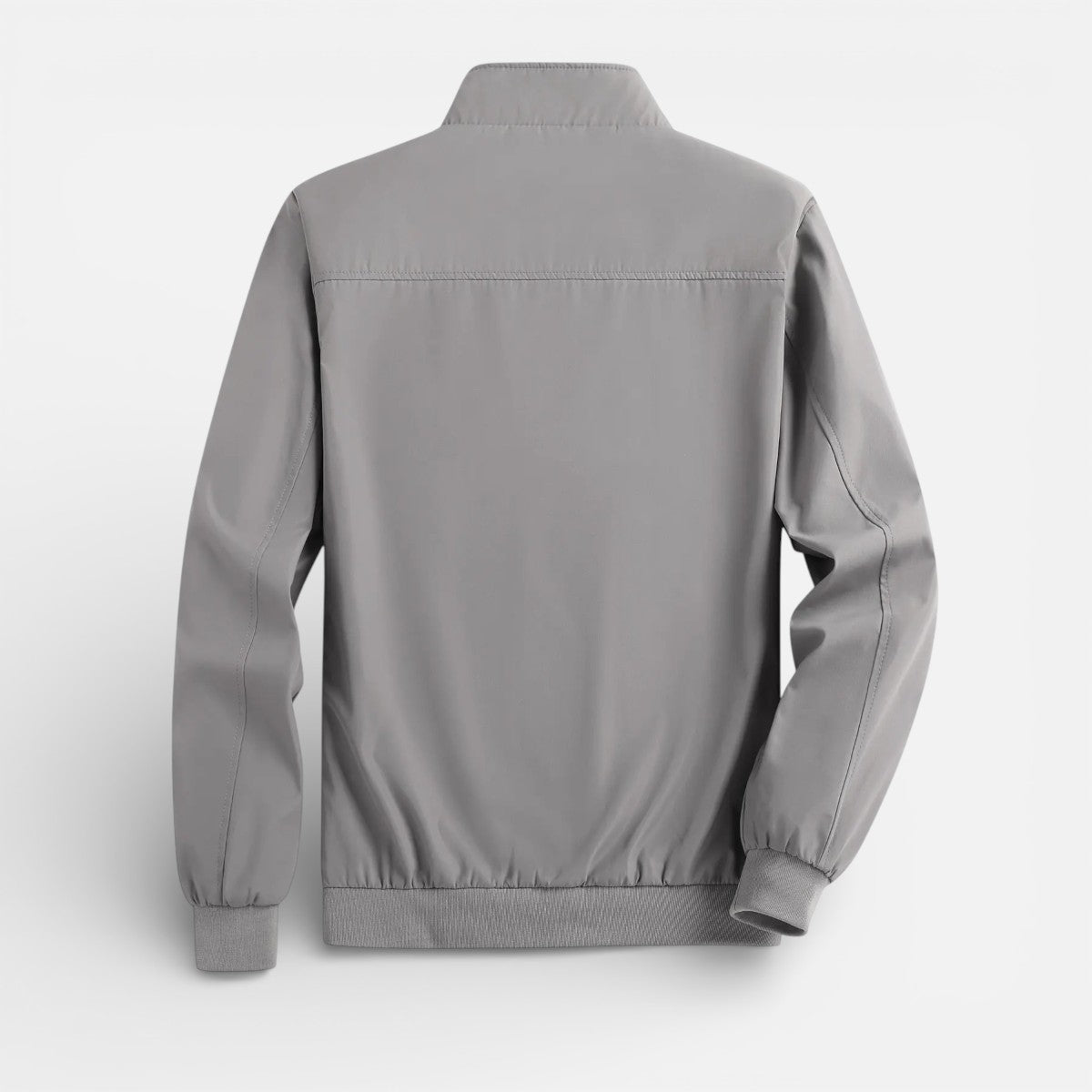 Duvrier | Men’s Zip-Up Tin Bomber Jacket - Casual Everyday Wear