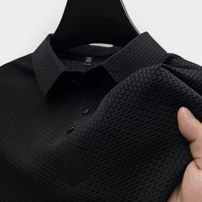 Duvrier | Men’s Short Sleeve Breathable Polo Shirt - Smart Casual Wear