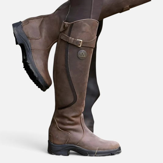 Duvrier | Women's Orthopaedic Leather Buckle Boots