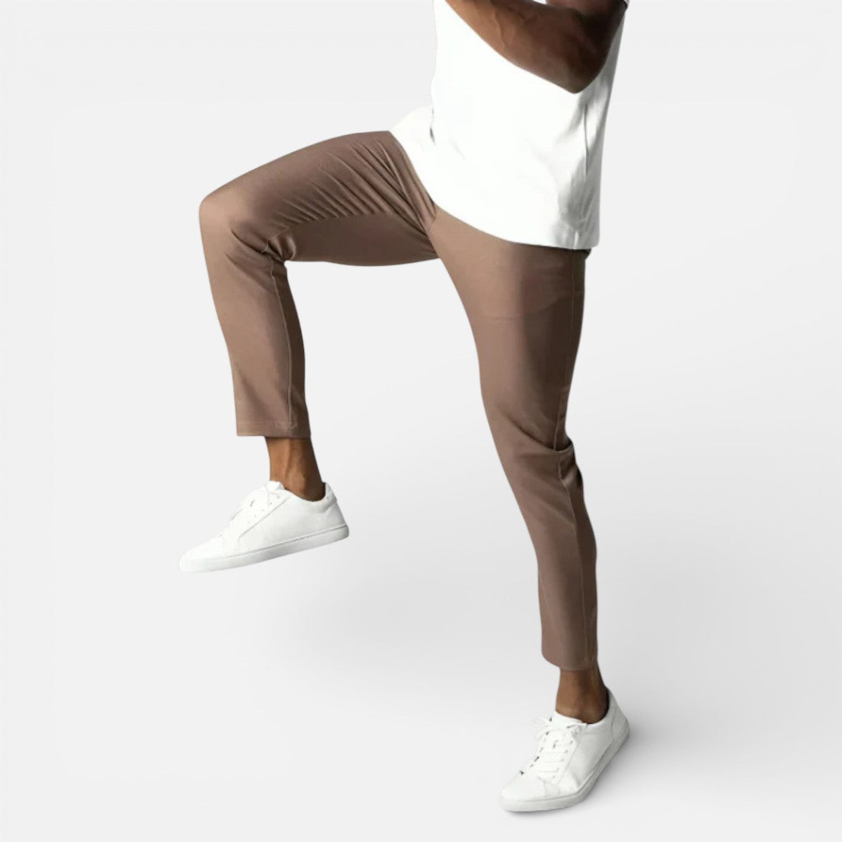 Duvrier | Men’s Slim Fit Stretch Chino Trousers - Smart Casual Wear
