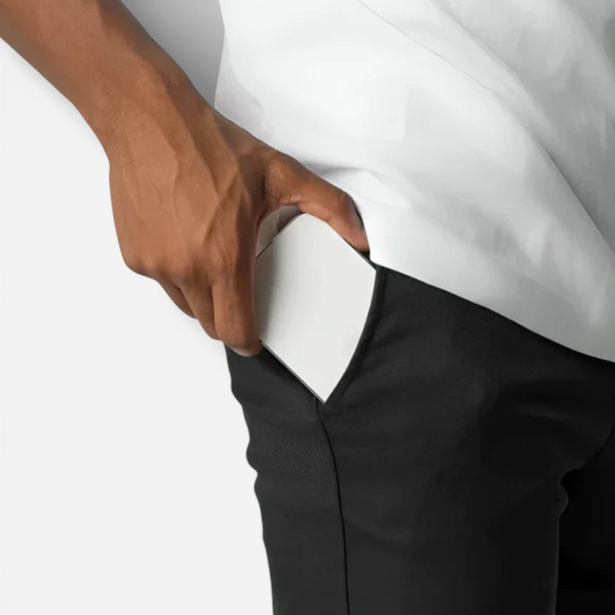 Duvrier | Men’s Slim Fit Stretch Chino Trousers - Smart Casual Wear