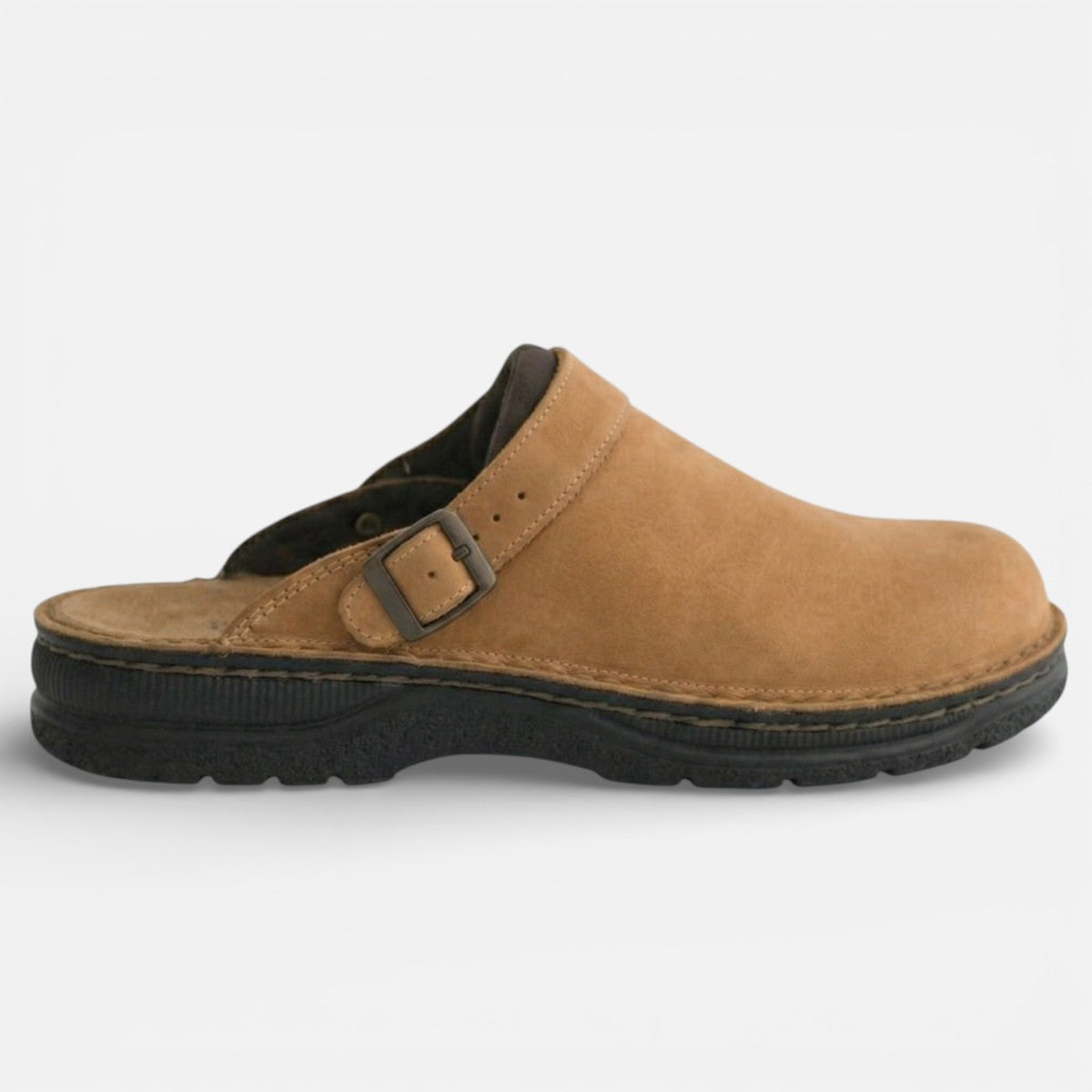 Duvrier | Men’s Comfortable Leather Clogs – Slip-On Garden & Work Shoes