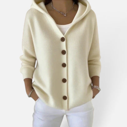 Duvrier | Women's Cotton Cardigan with Long Sleeves