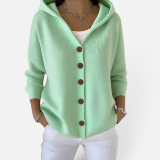 Duvrier | Women's Cotton Cardigan with Long Sleeves