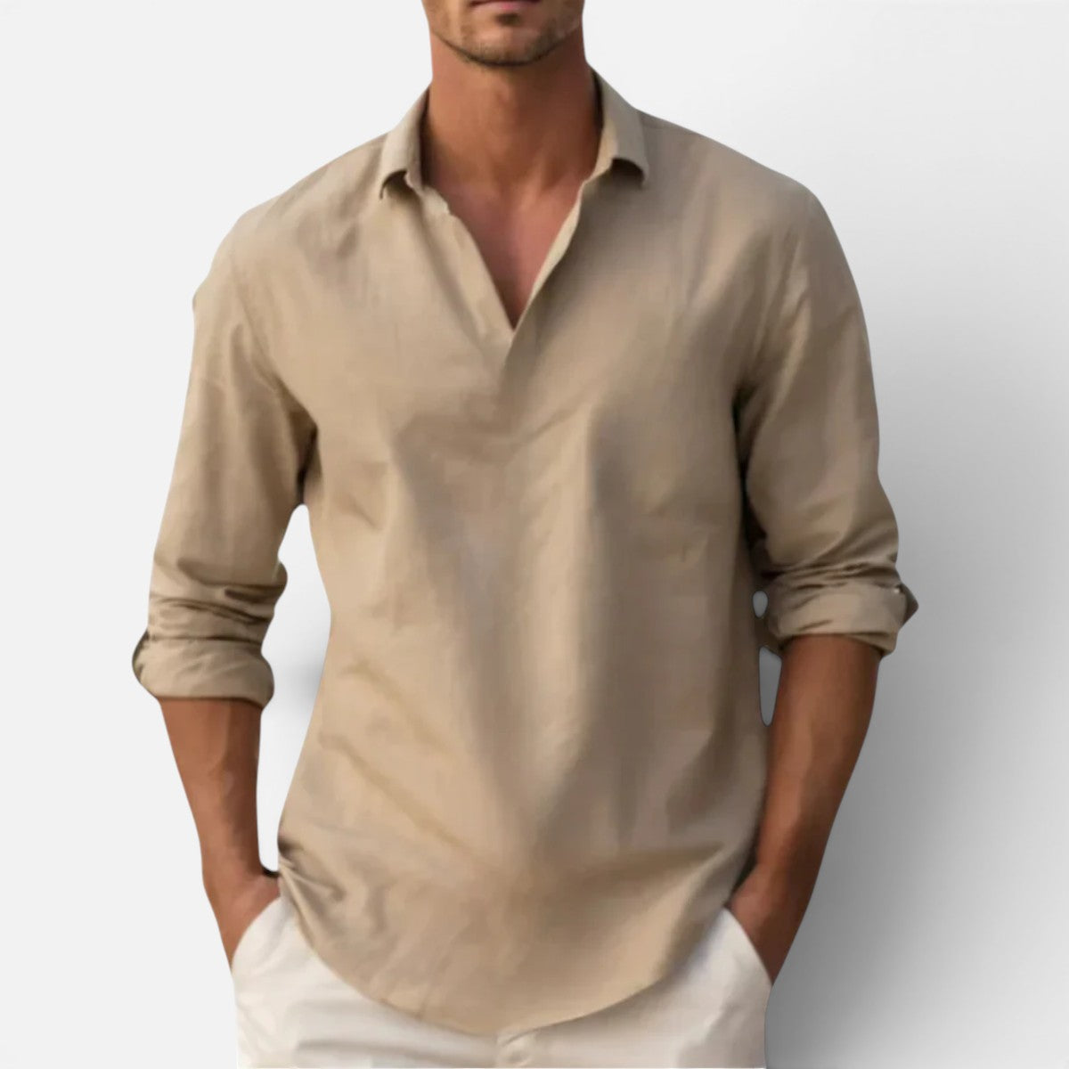 Duvrier | Men’s Cotton Summer Shirt - Summer Casual Wear
