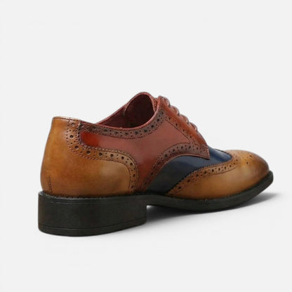Duvrier | Men’s Leather Brogue Dress Shoes - Weddings & Formal Occasions