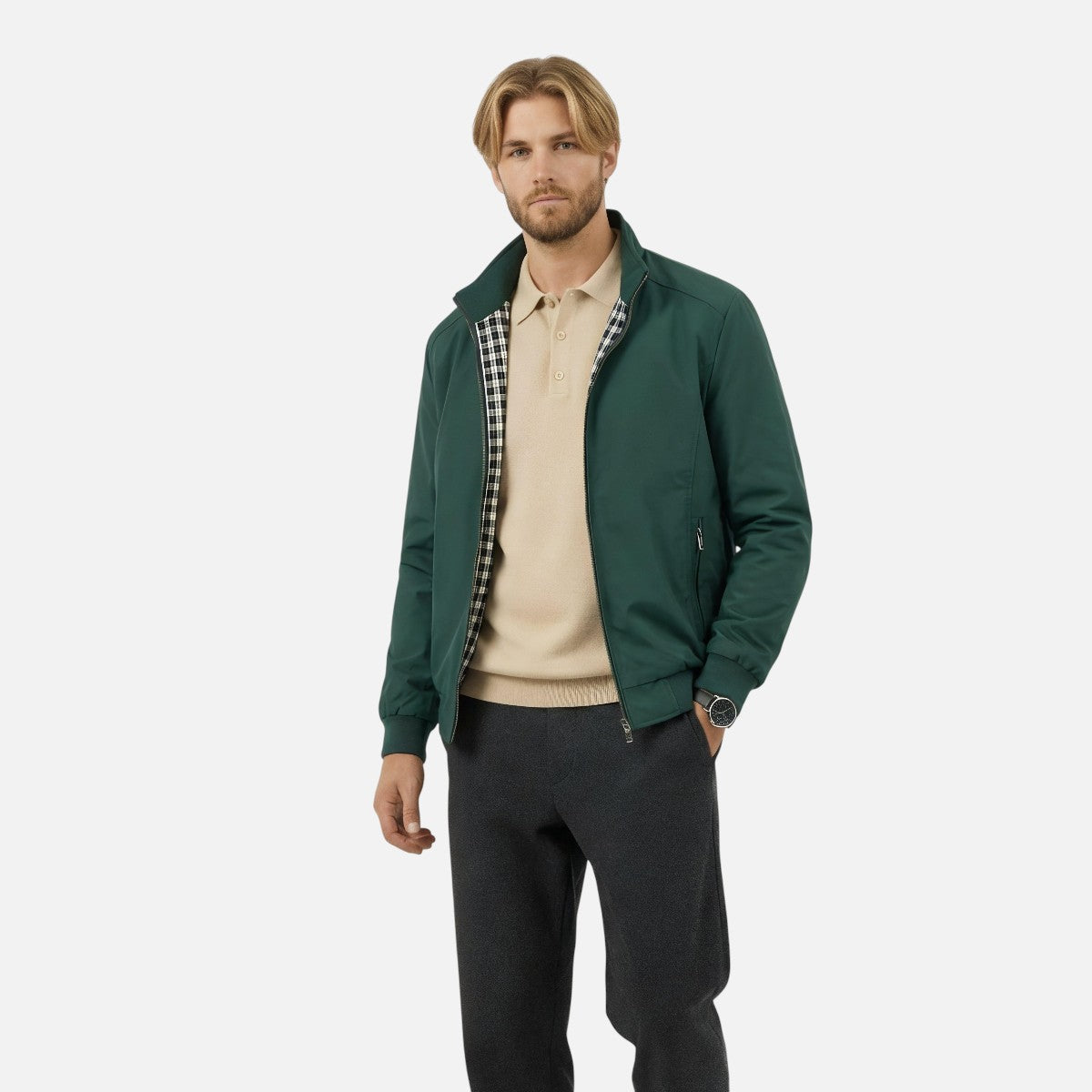 Duvrier | Men’s Classic Harrington Jacket - Lightweight Bomber