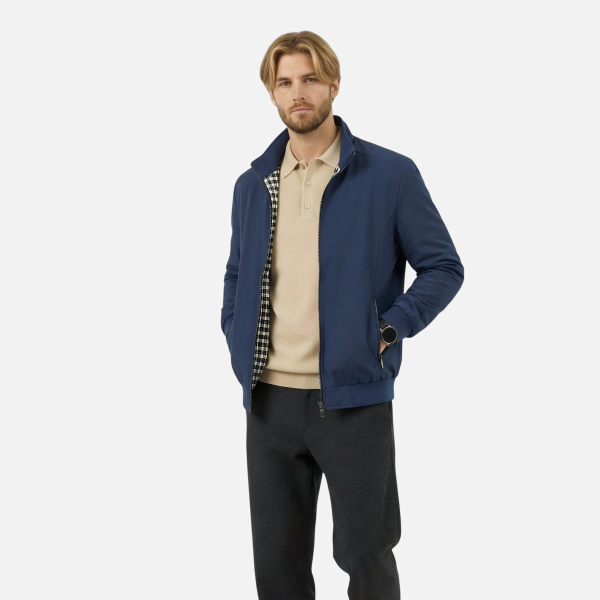 Duvrier | Men’s Classic Harrington Jacket - Lightweight Bomber