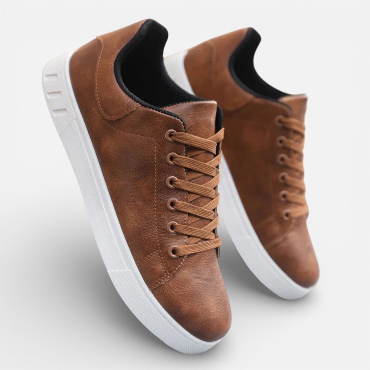 Duvrier l Men’s Leather Sneakers - Durable Everyday Comfort