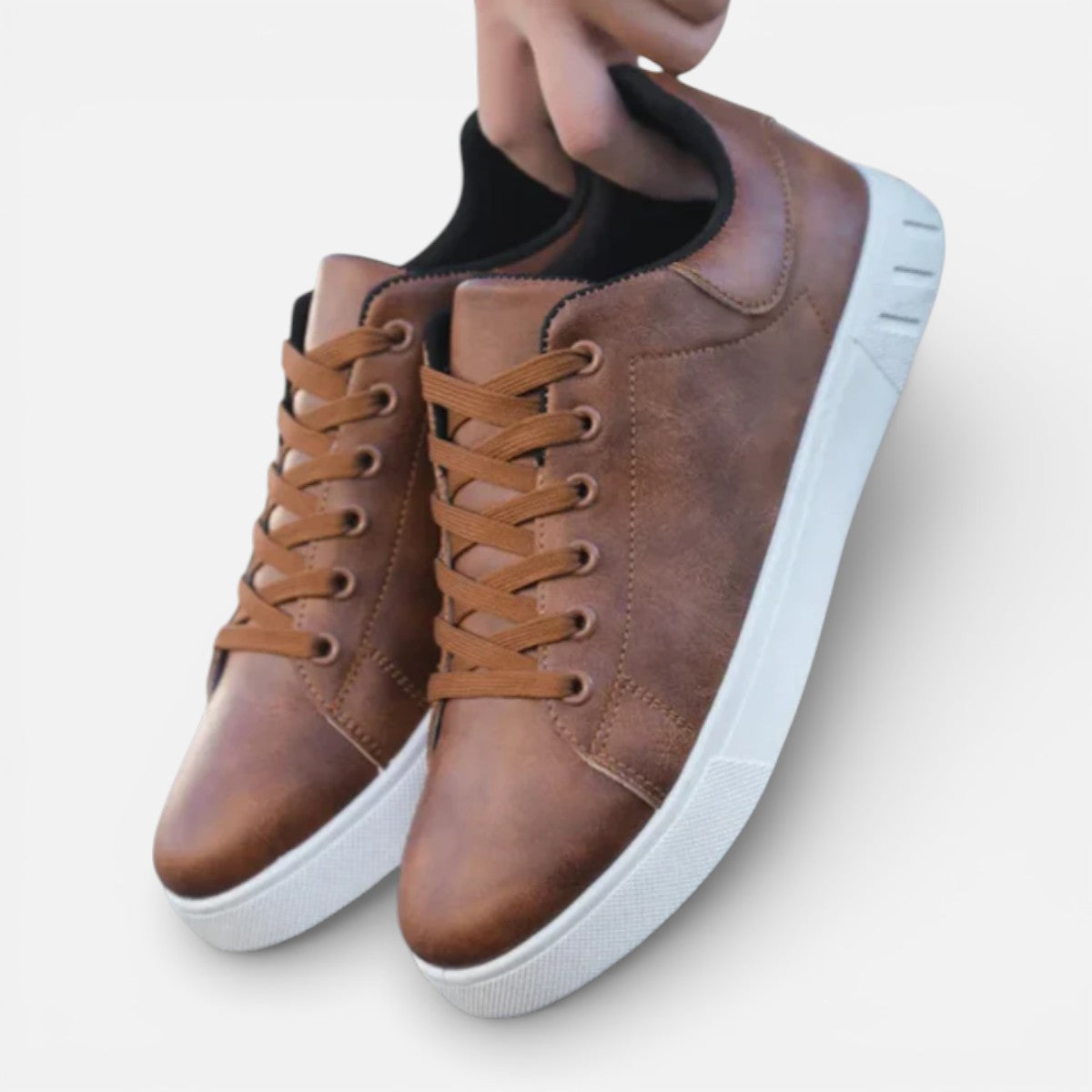 Duvrier l Men’s Leather Sneakers - Durable Everyday Comfort