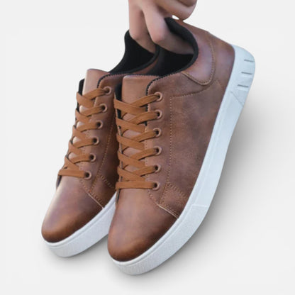 Duvrier l Men’s Leather Sneakers - Durable Everyday Comfort