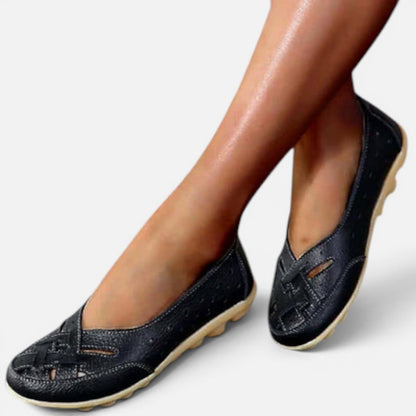 Duvrier | Women's Elegant Breathable Orthopaedic Slip-On Shoes - Sandals