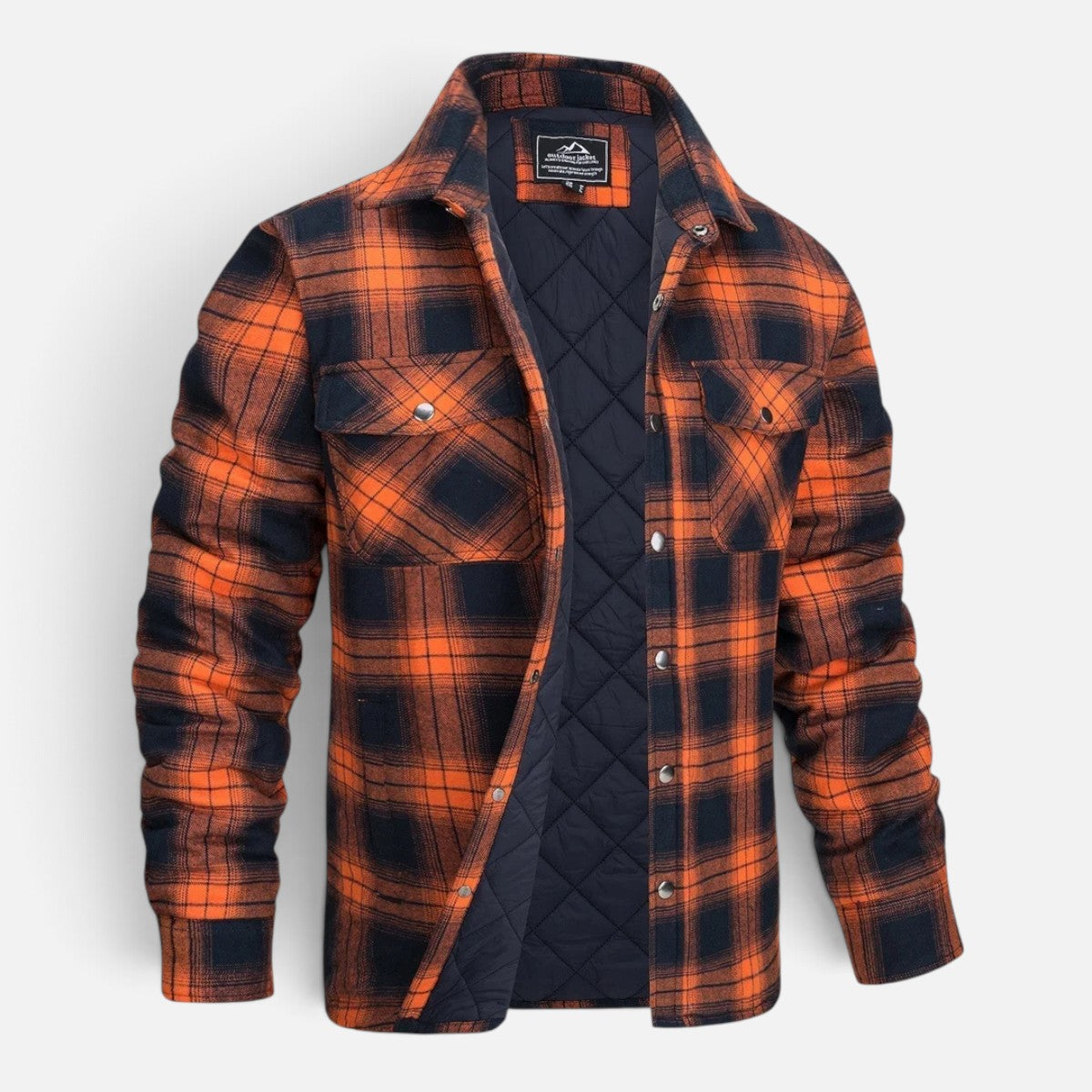 Duvrier | Men's Checked Flannel Jacket
