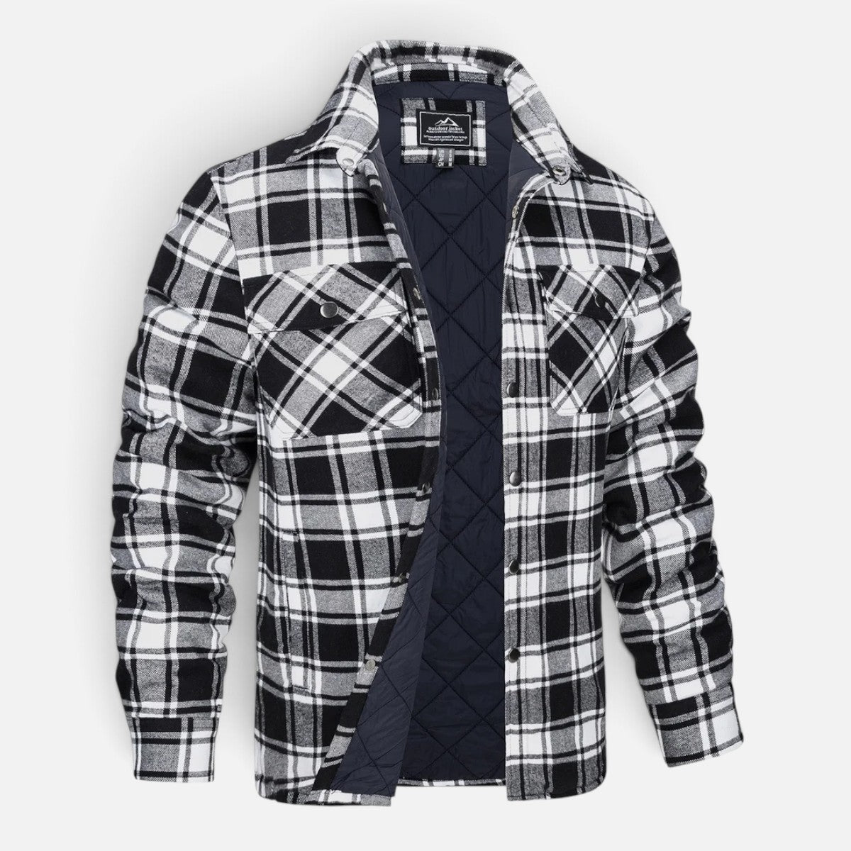 Duvrier | Men's Checked Flannel Jacket