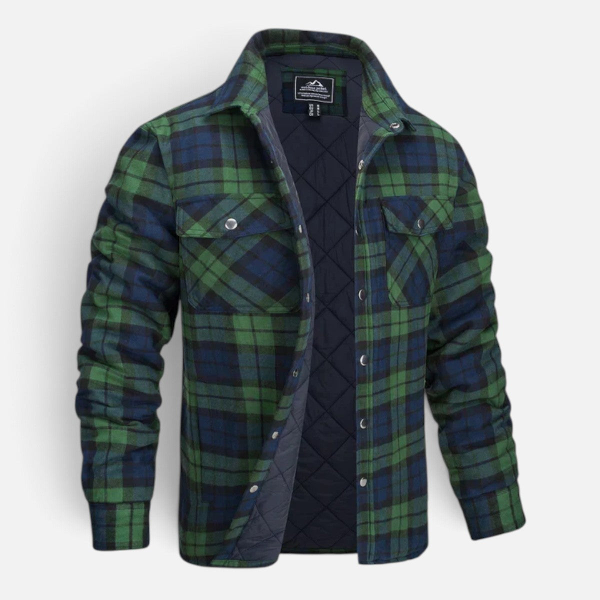 Duvrier | Men's Checked Flannel Jacket