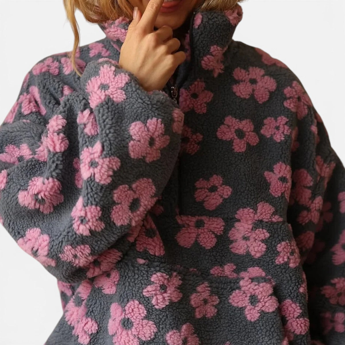 Duvrier | Women's Sherpa Fleece Hoodie