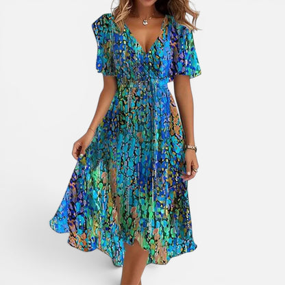 Duvrier | Women's Summer Dress with Sleeveless Design and Flowy Skirt