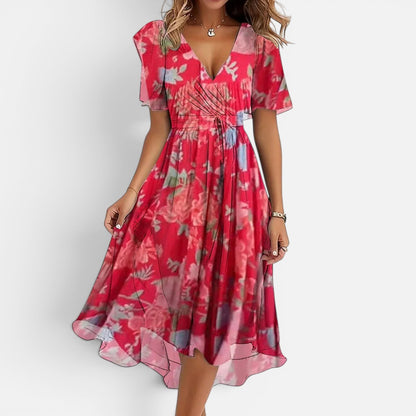 Duvrier | Women's Summer Dress with Sleeveless Design and Flowy Skirt