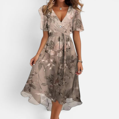 Duvrier | Women's Summer Dress with Sleeveless Design and Flowy Skirt