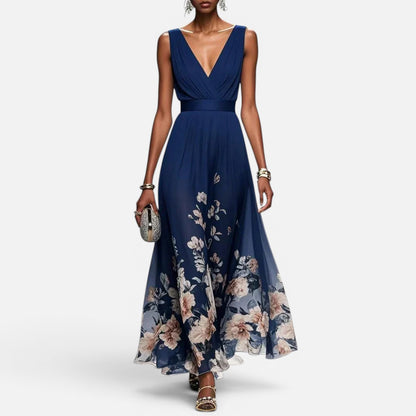 Duvrier | Women's Floral Print Wedding Guest Dress