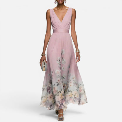 Duvrier | Women's Floral Print Wedding Guest Dress