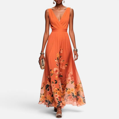 Duvrier | Women's Floral Print Wedding Guest Dress