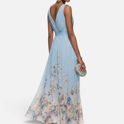 Duvrier | Women's Floral Print Wedding Guest Dress