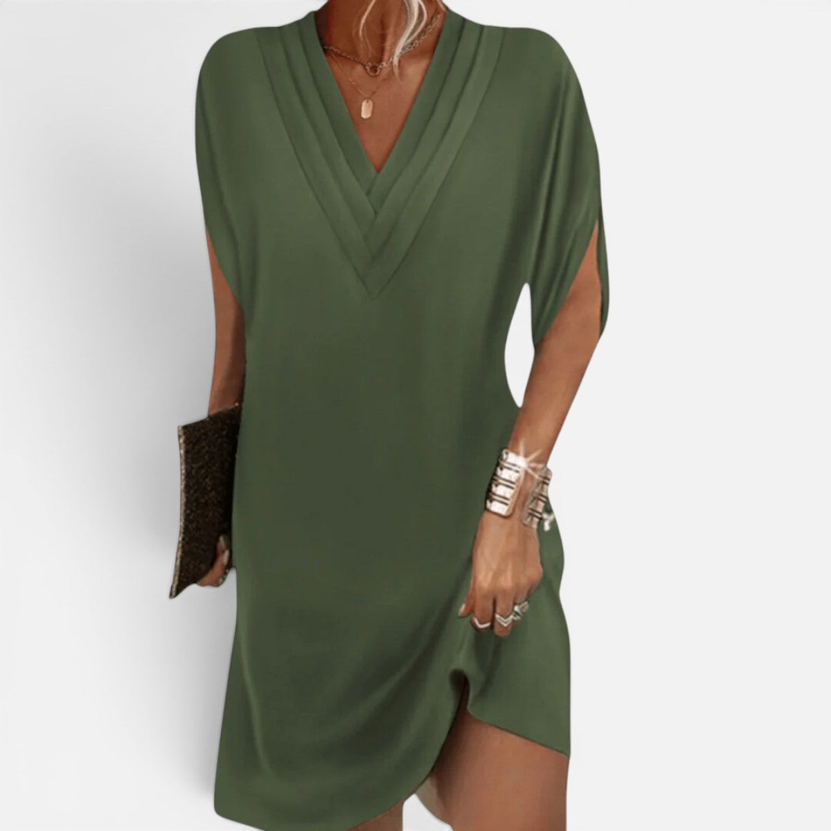 Duvrier | Women's Elegant Tummy-Hiding Dress