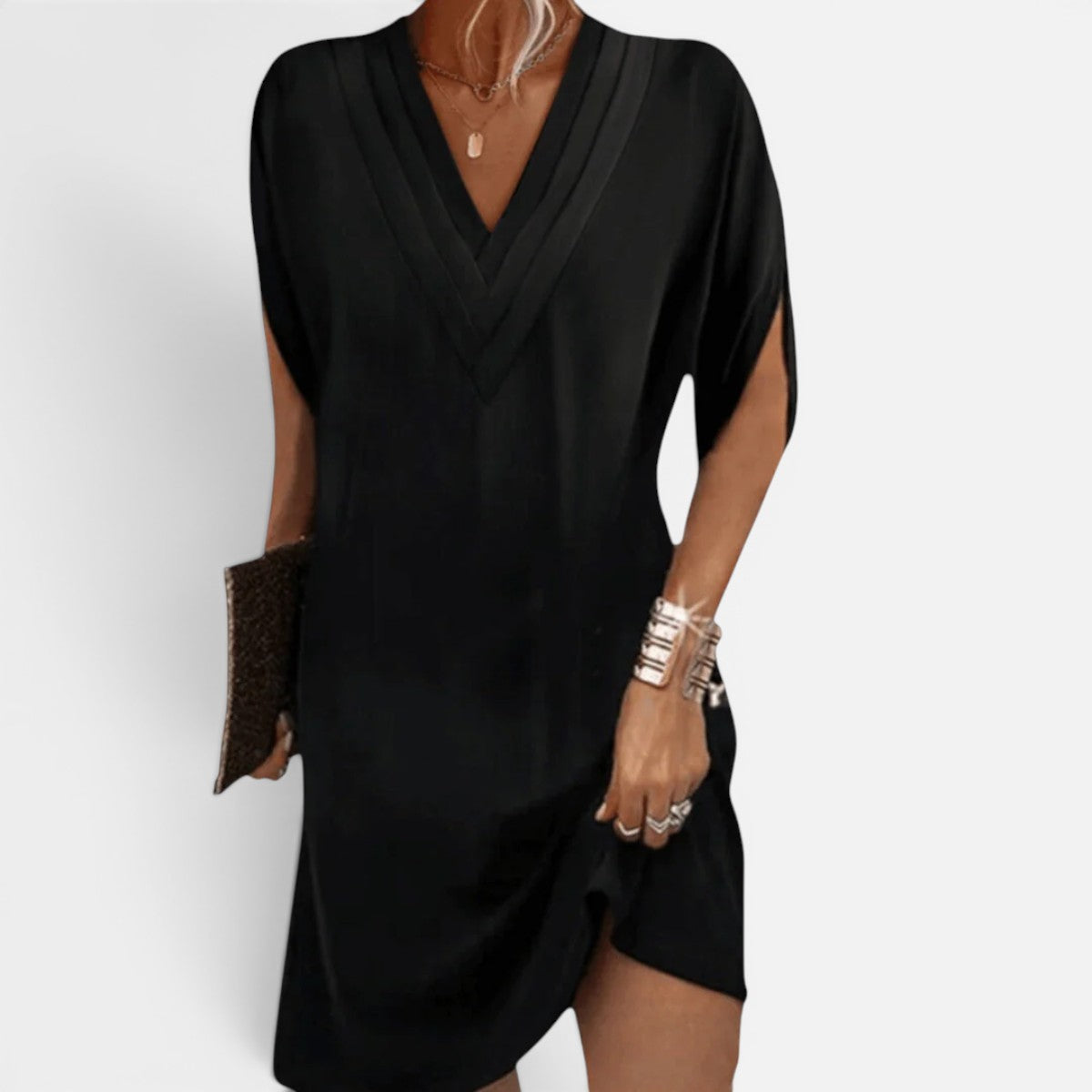 Duvrier | Women's Elegant Tummy-Hiding Dress